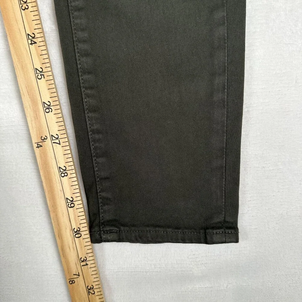 G Star Raw Jeans Women Size W25 L32 Olive Green Skinny 100% Cotton 5-Pockets GUC - Picture 2 of 12